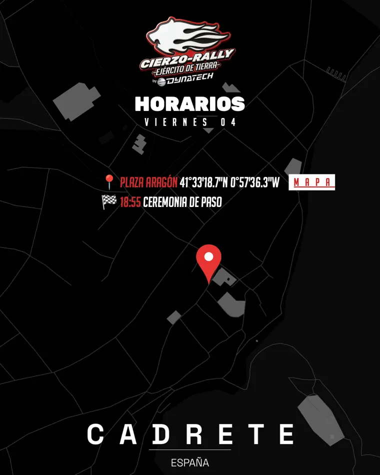 Horarios y puntos de interés en Cadrete: Plaza Aragón